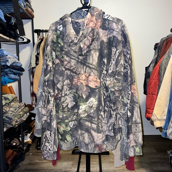 Mossy Oak Camouflage Hoodie Jacket Soze XL - Picture 4 of 4
